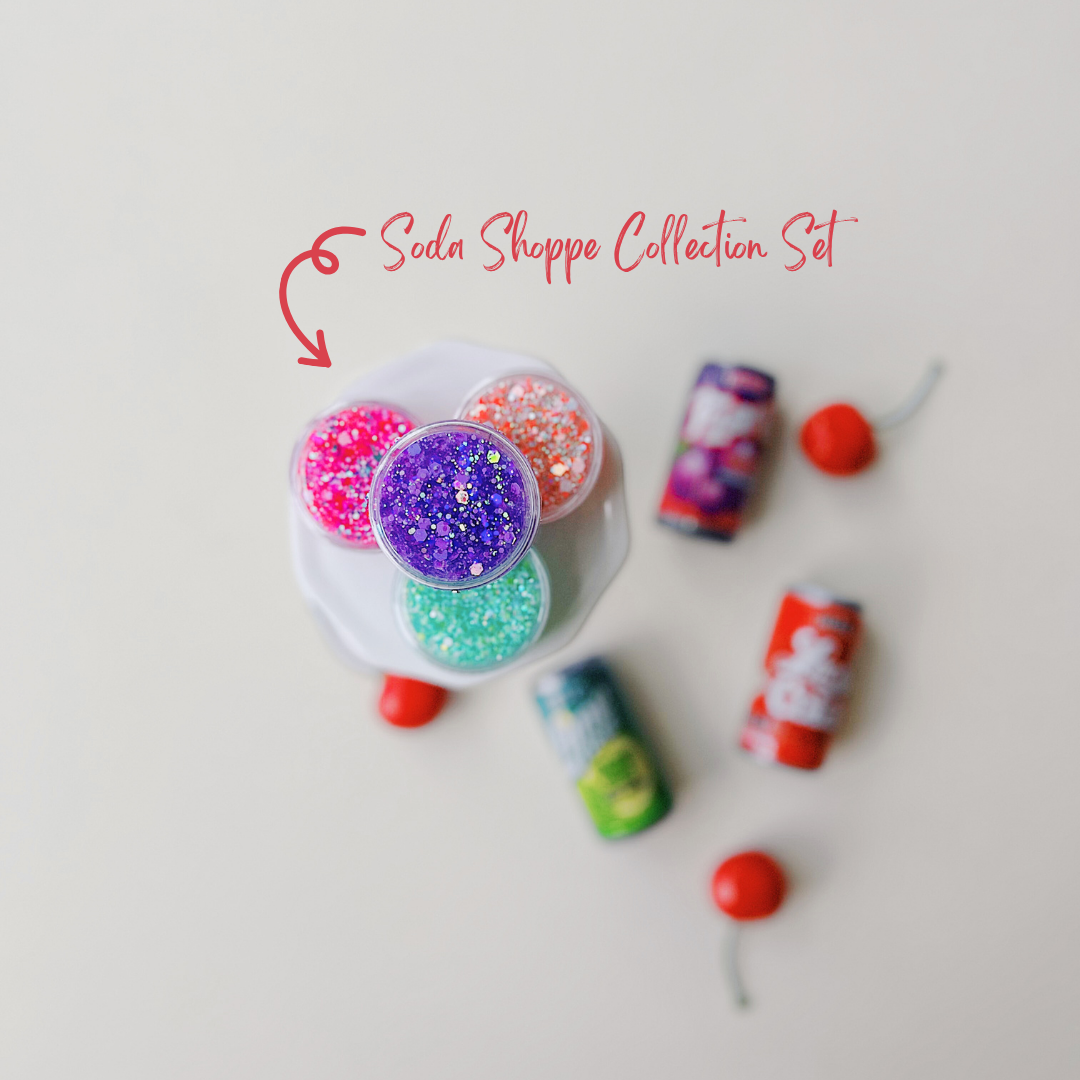 Soda Shoppe Glitter Set