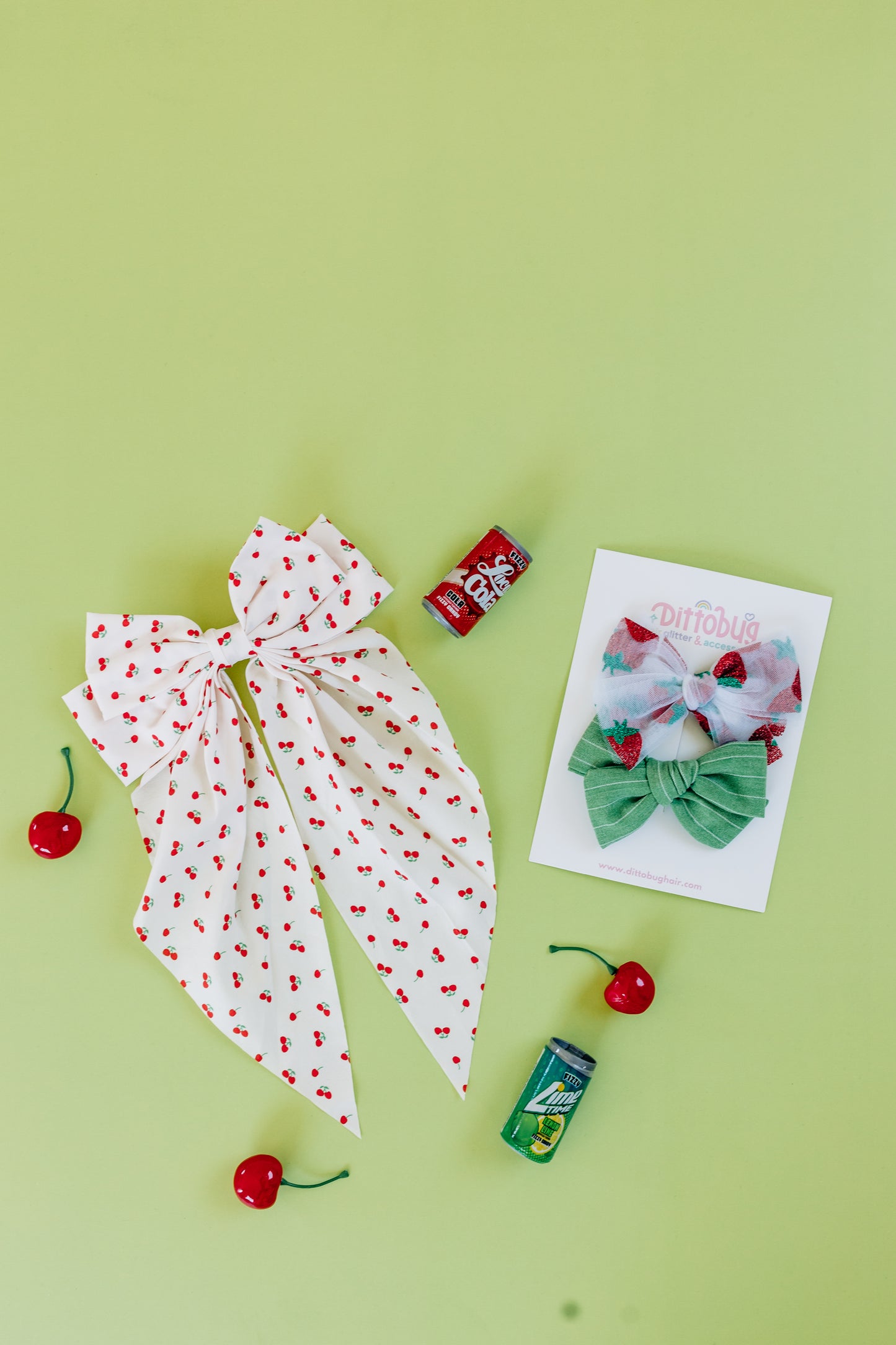 Strawberry Tulle Bow