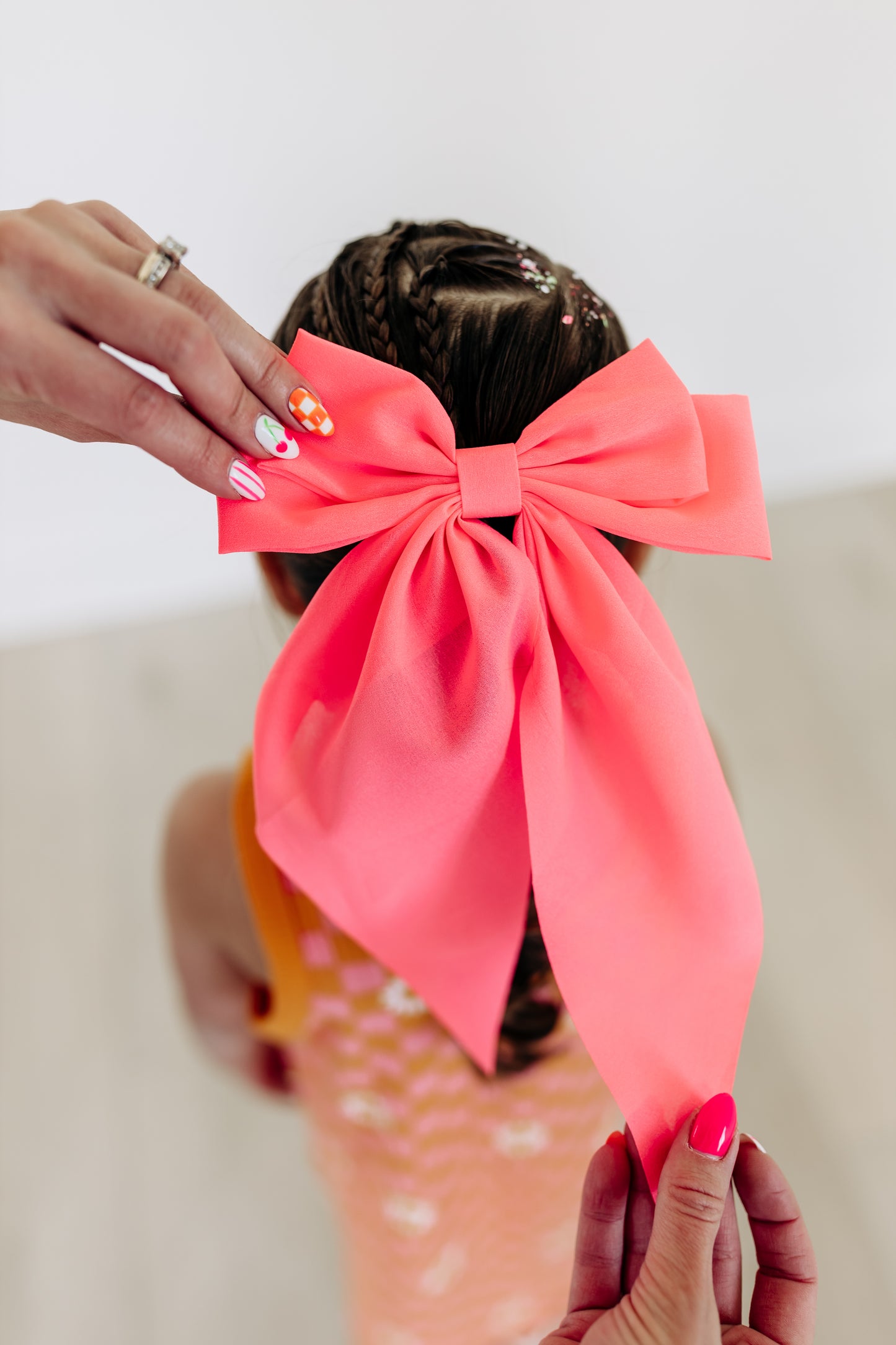 Hot Pink Oversized Bow