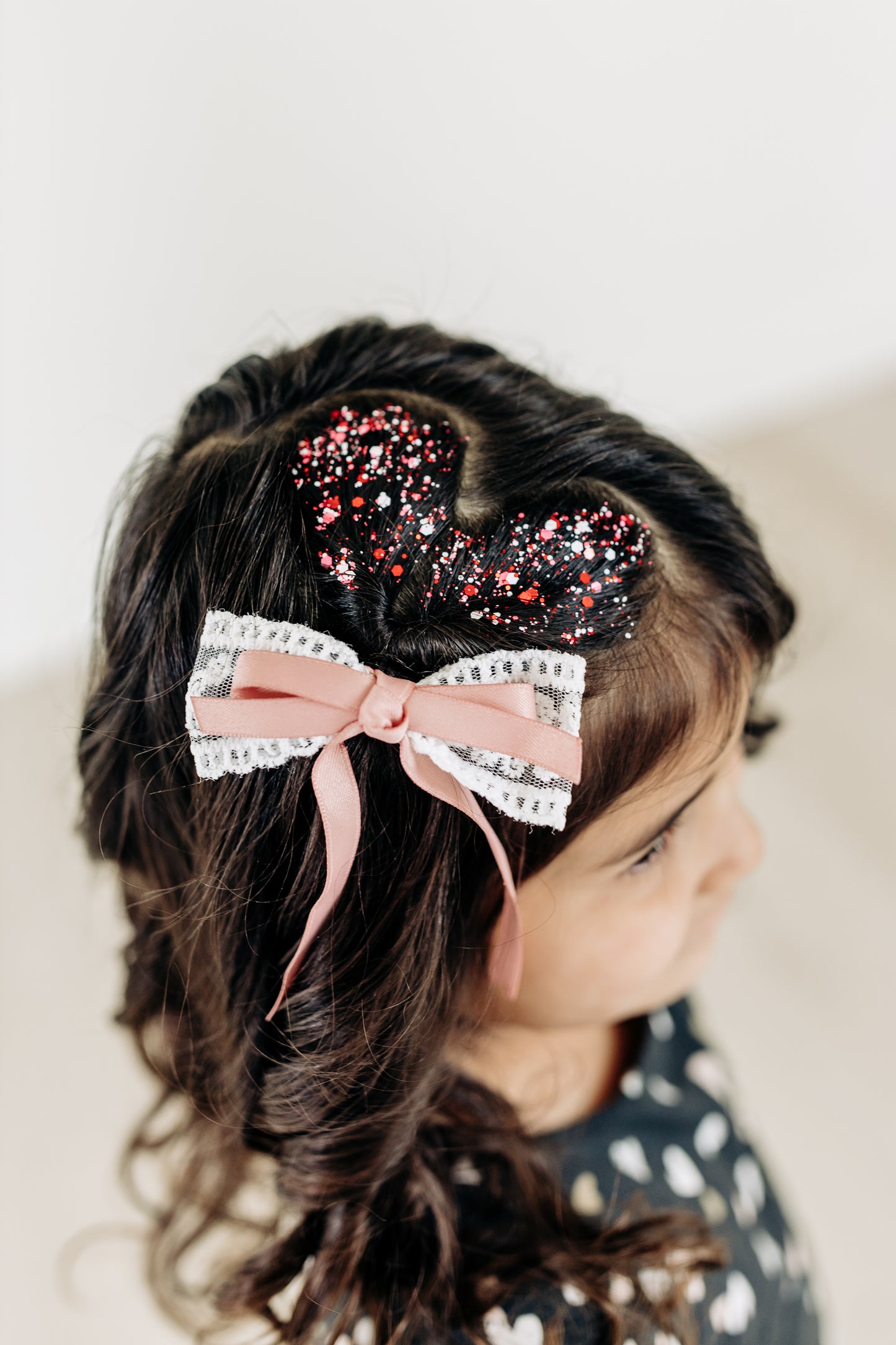 Pink Lace Bow