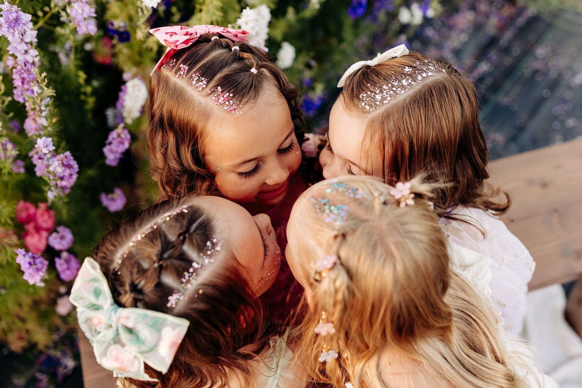 hair glitter and sparkle