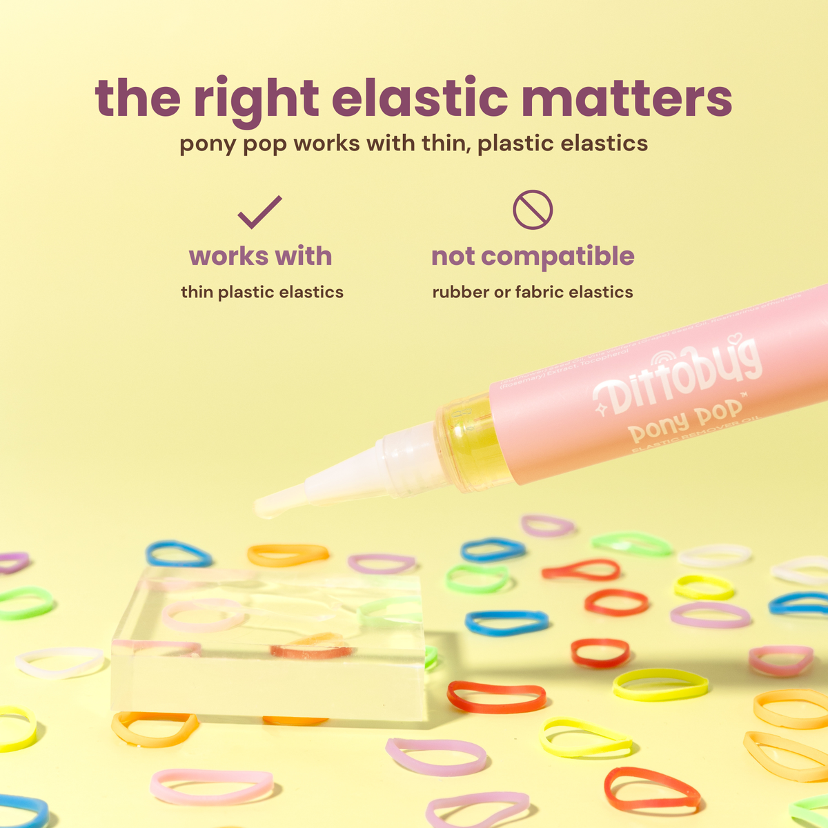 Pony Pop™ - Elastic Remover Oil