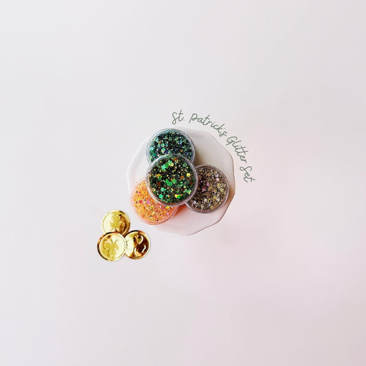 St. Patrick's Glitter Set