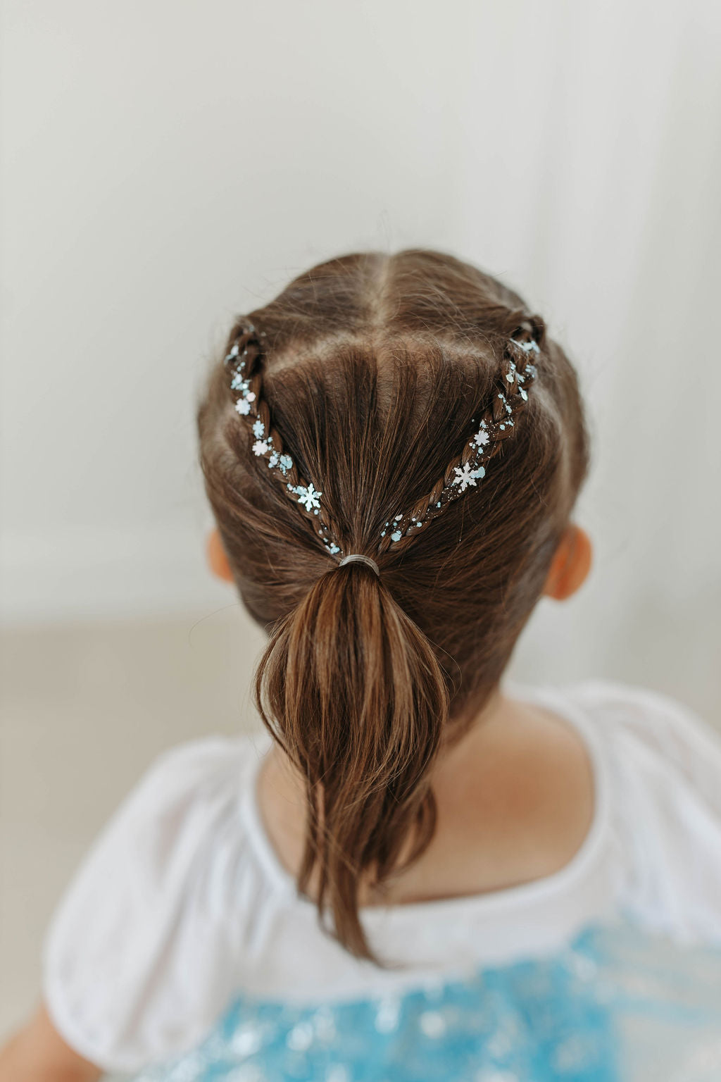 Buy Light Blue, White Hair Glitter Online