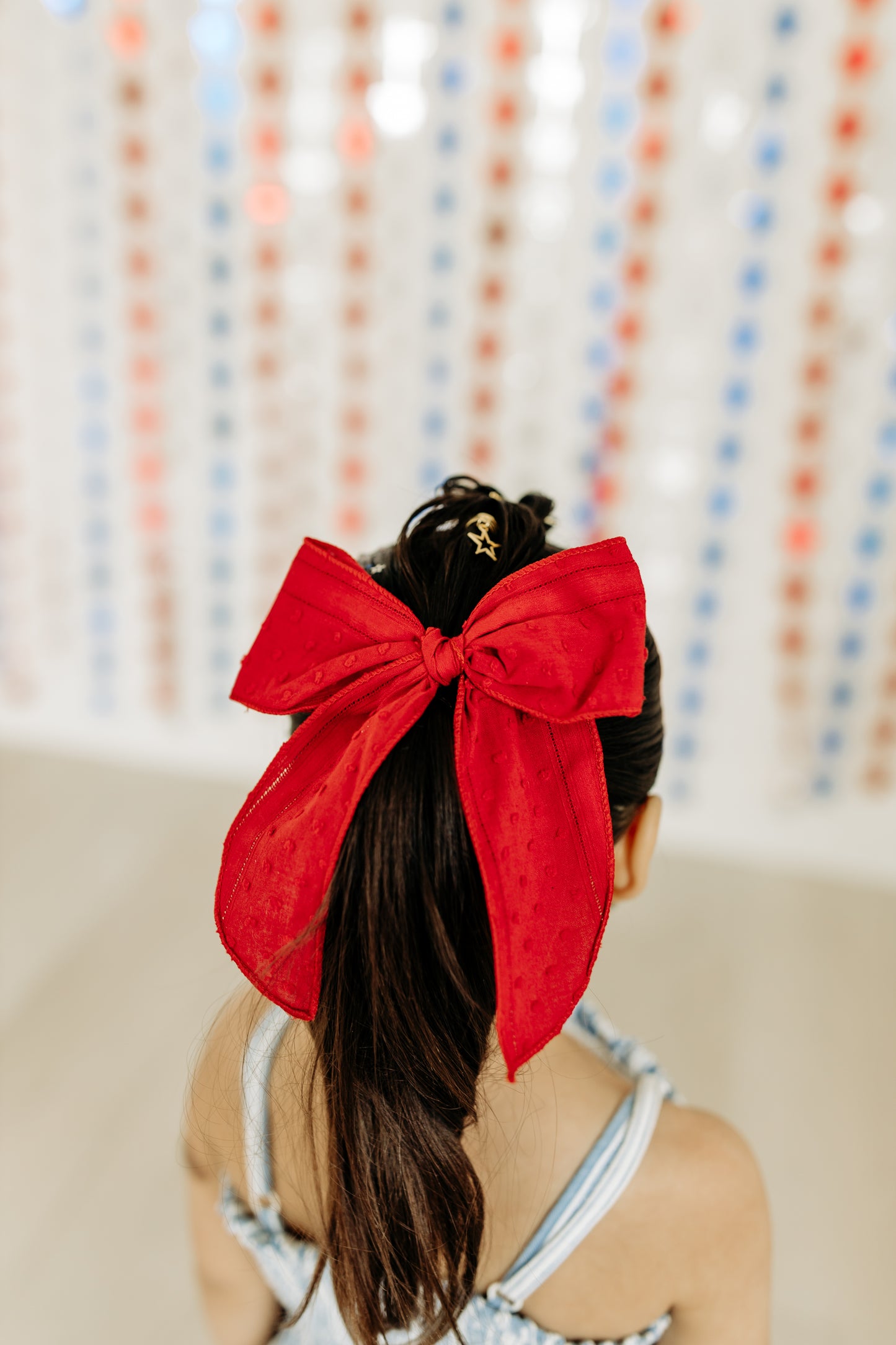 Ruby Dot Bow