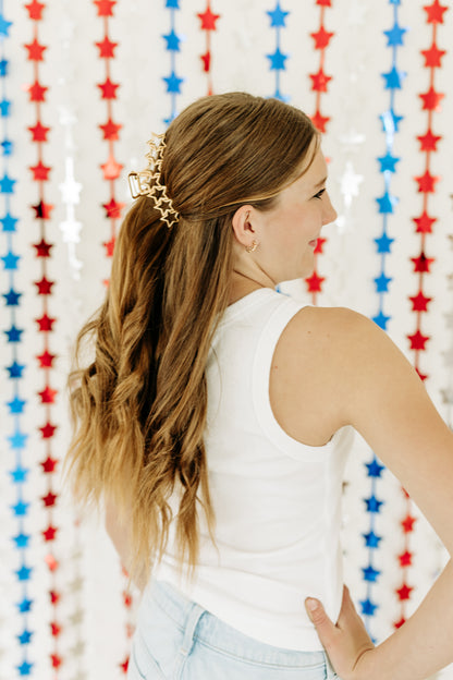 Golden Star Claw Clip