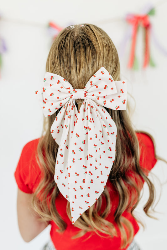Oversized Cherry Bow