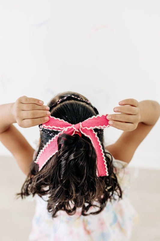 Pink Longtail Bow