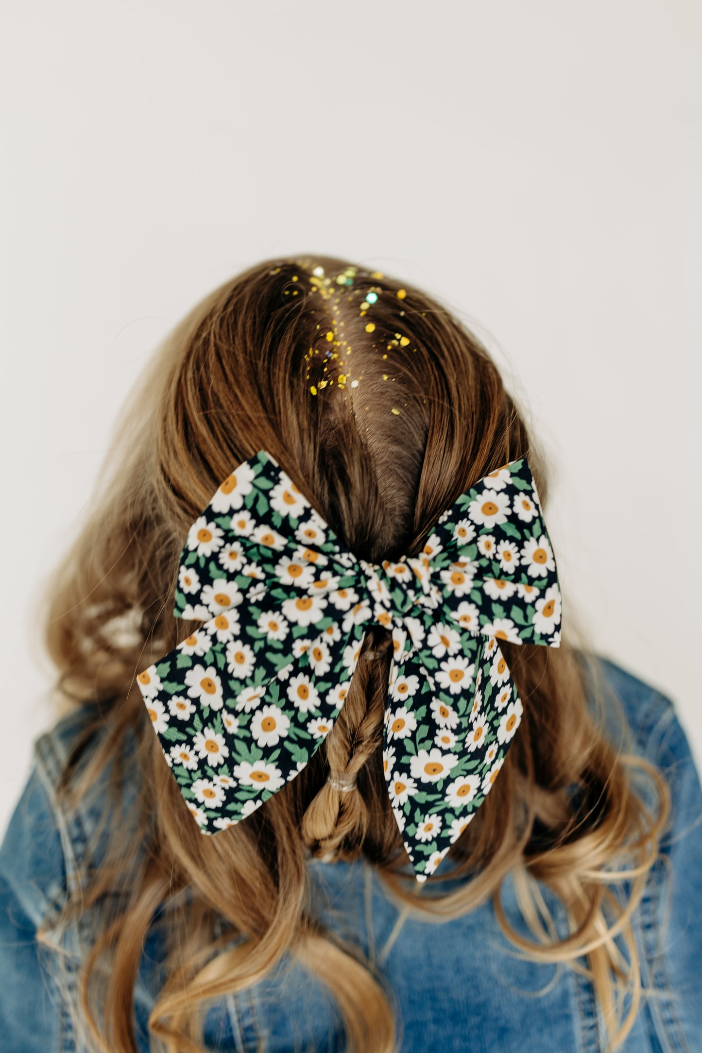 Daisy Floral Bow