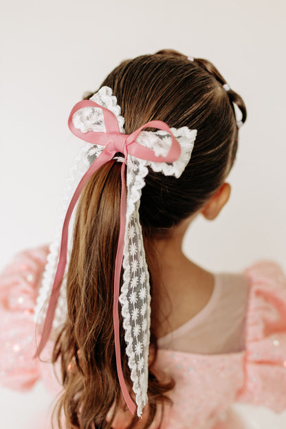 Pink Layered Bow