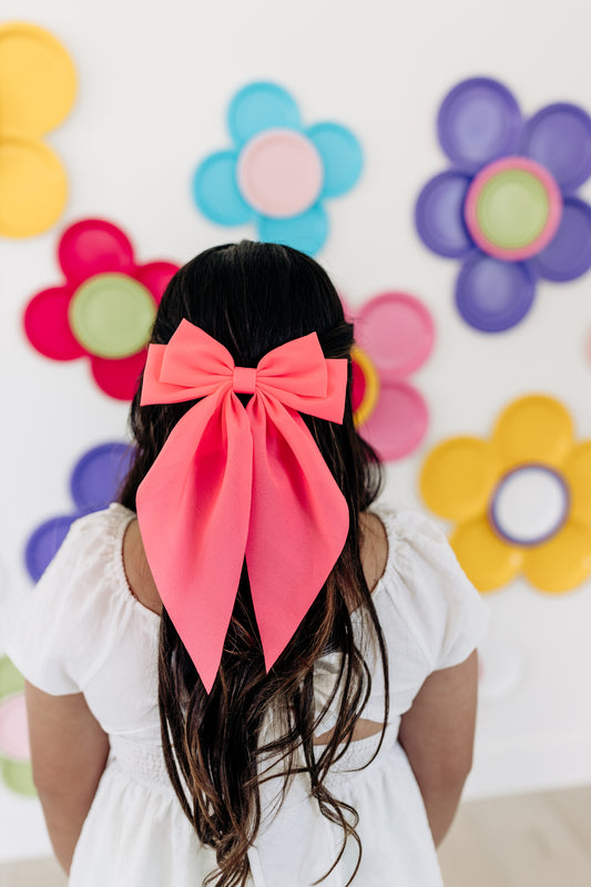 Hot Pink Oversized Bow
