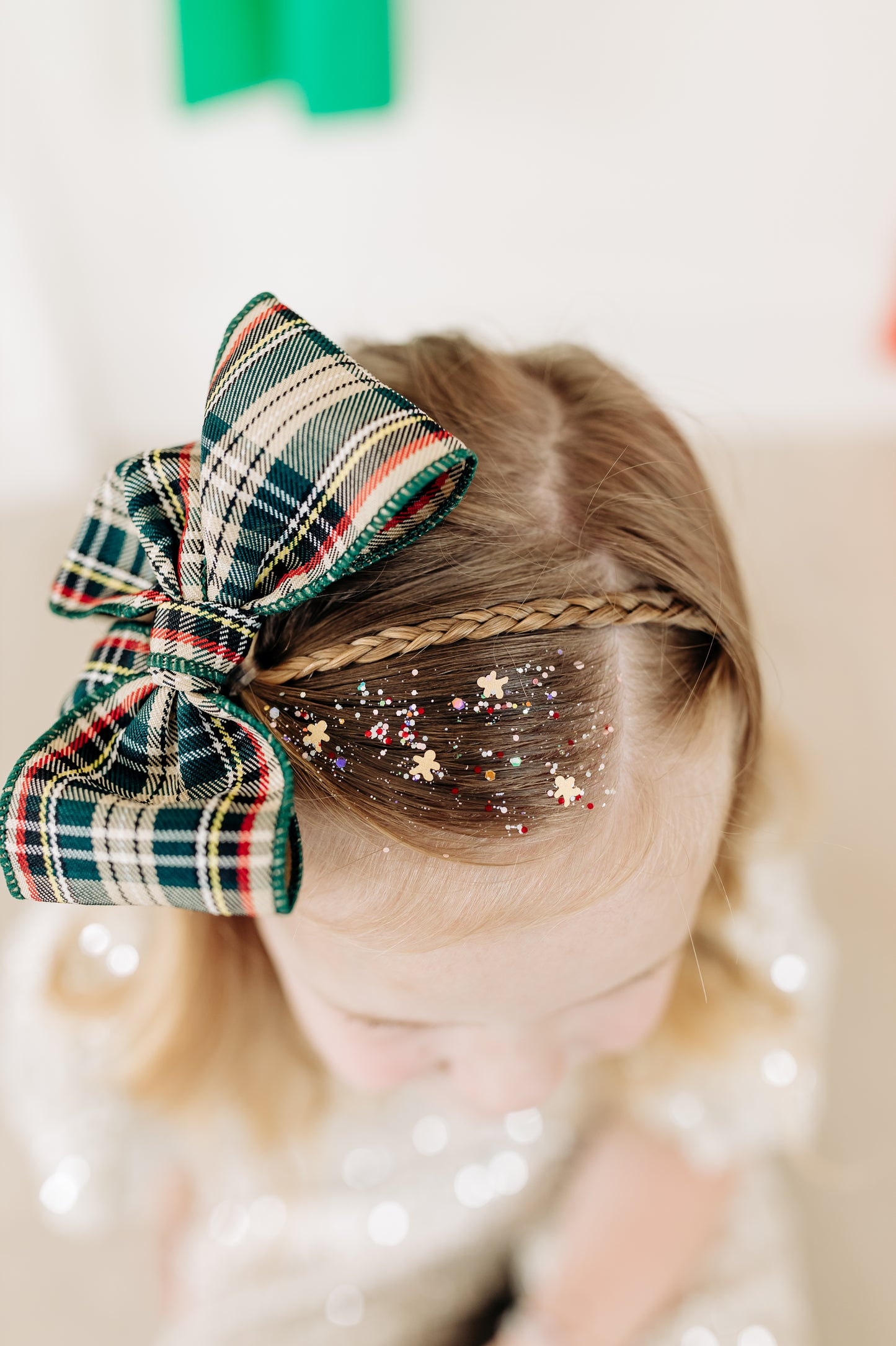 Plaid Oversized Bow