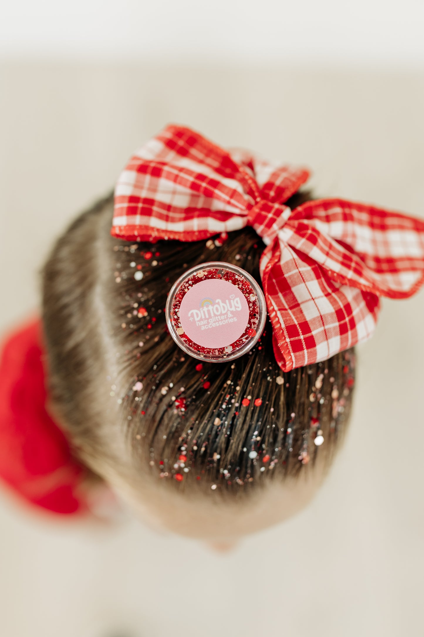 Red Plaid Bow