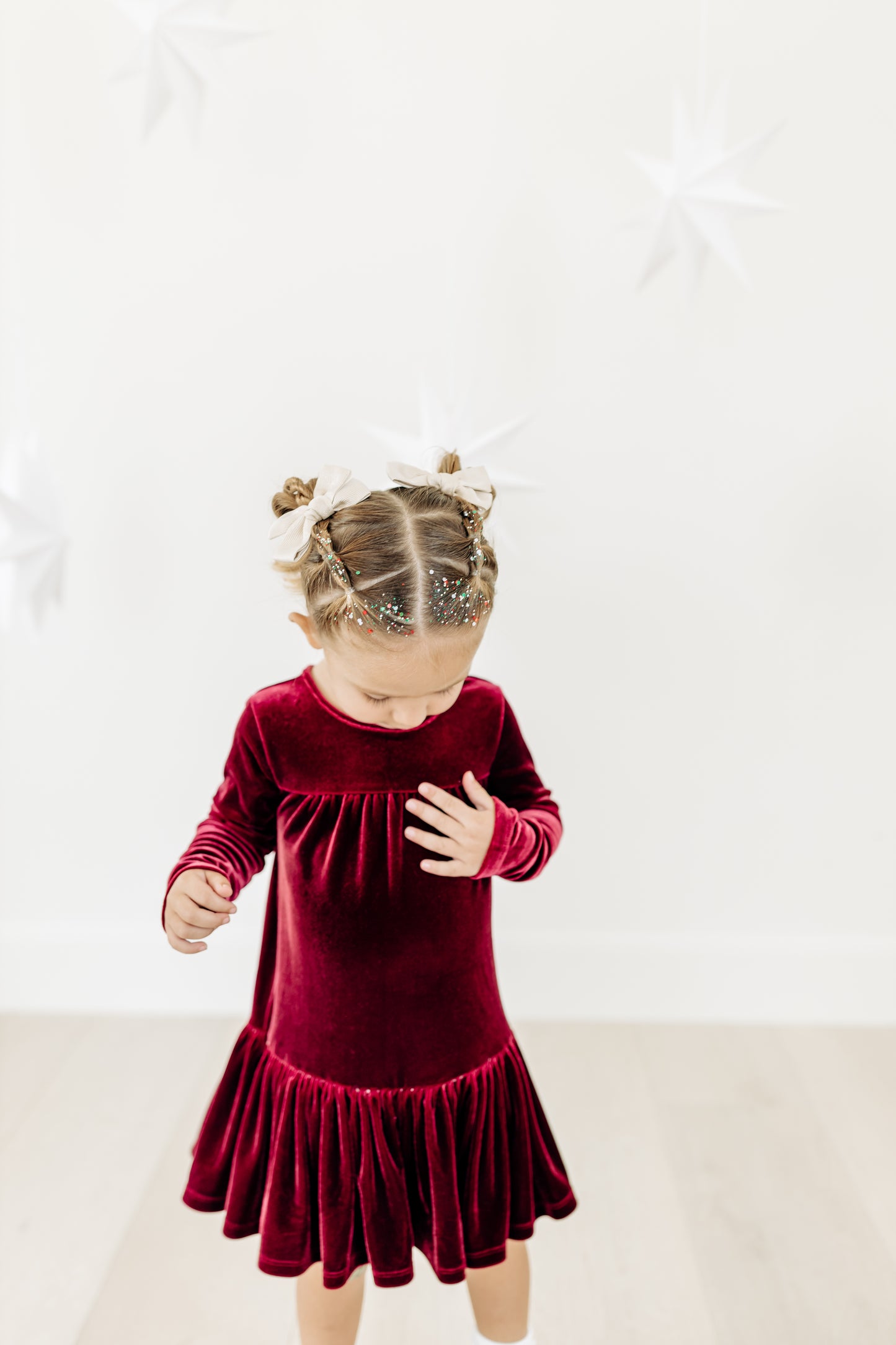 Gold Sparkle Pigtails