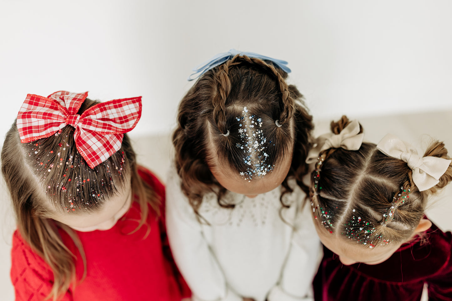 Gold Sparkle Pigtails