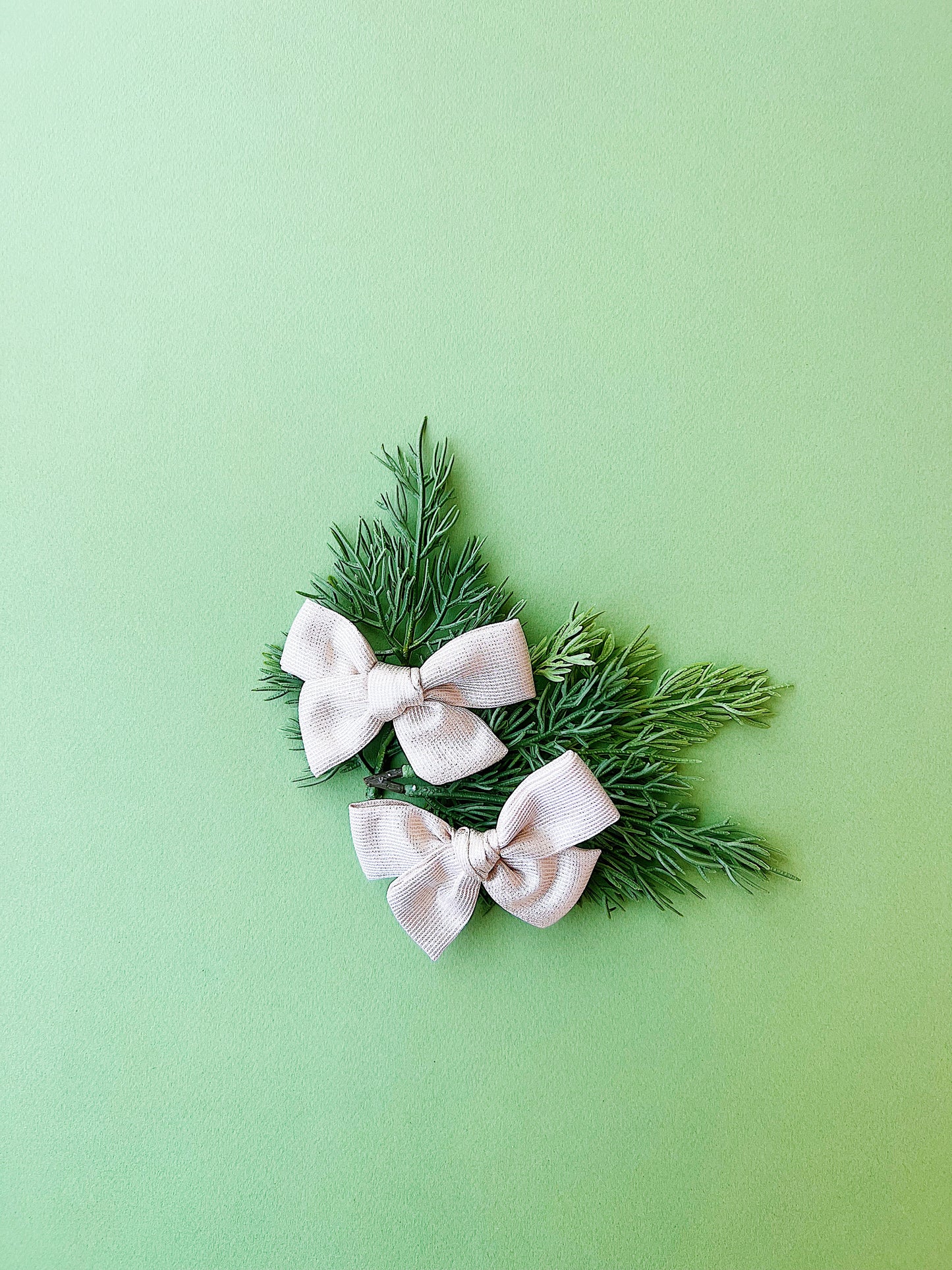 Gold Sparkle Pigtails