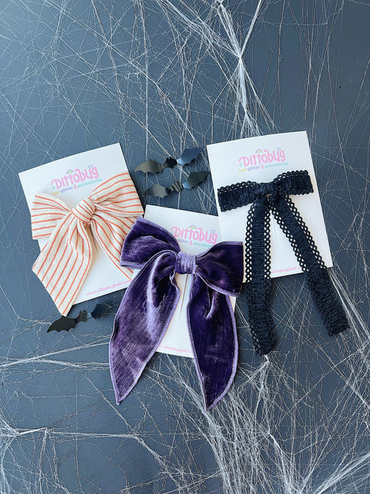 Halloween Bow Set
