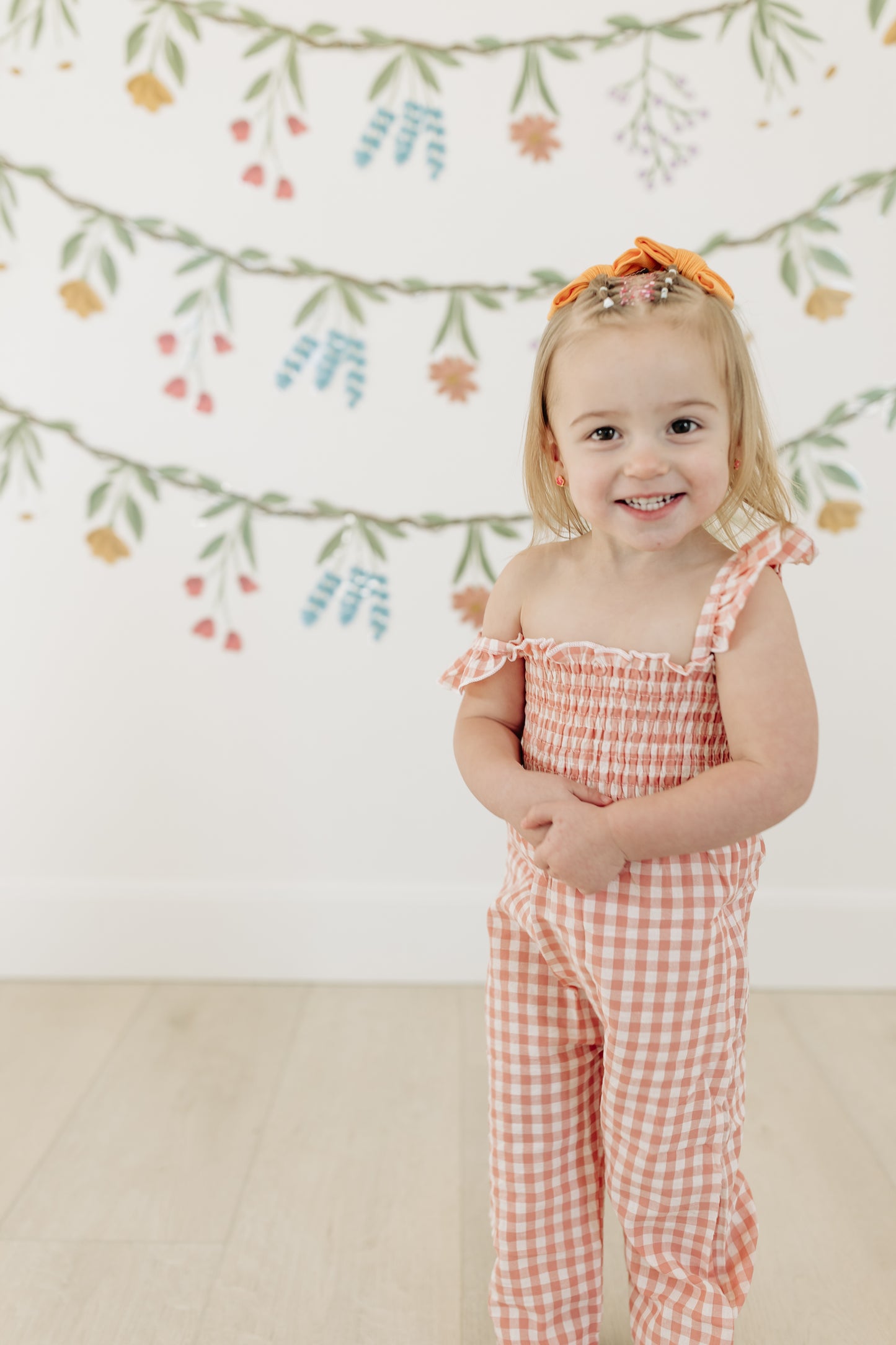 Orange Striped Pigtails