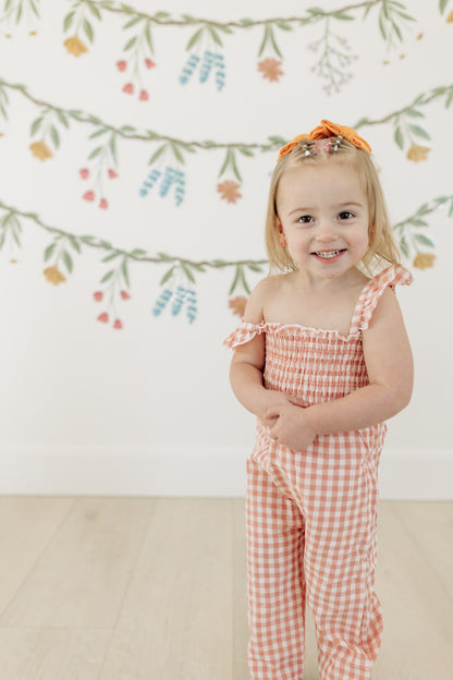 Orange Striped Pigtails