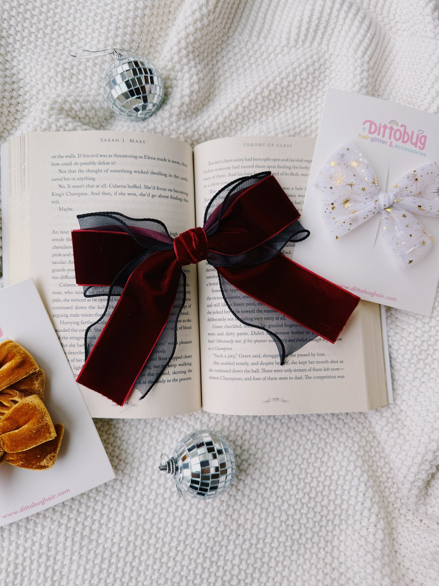 Maroon Layered Bow