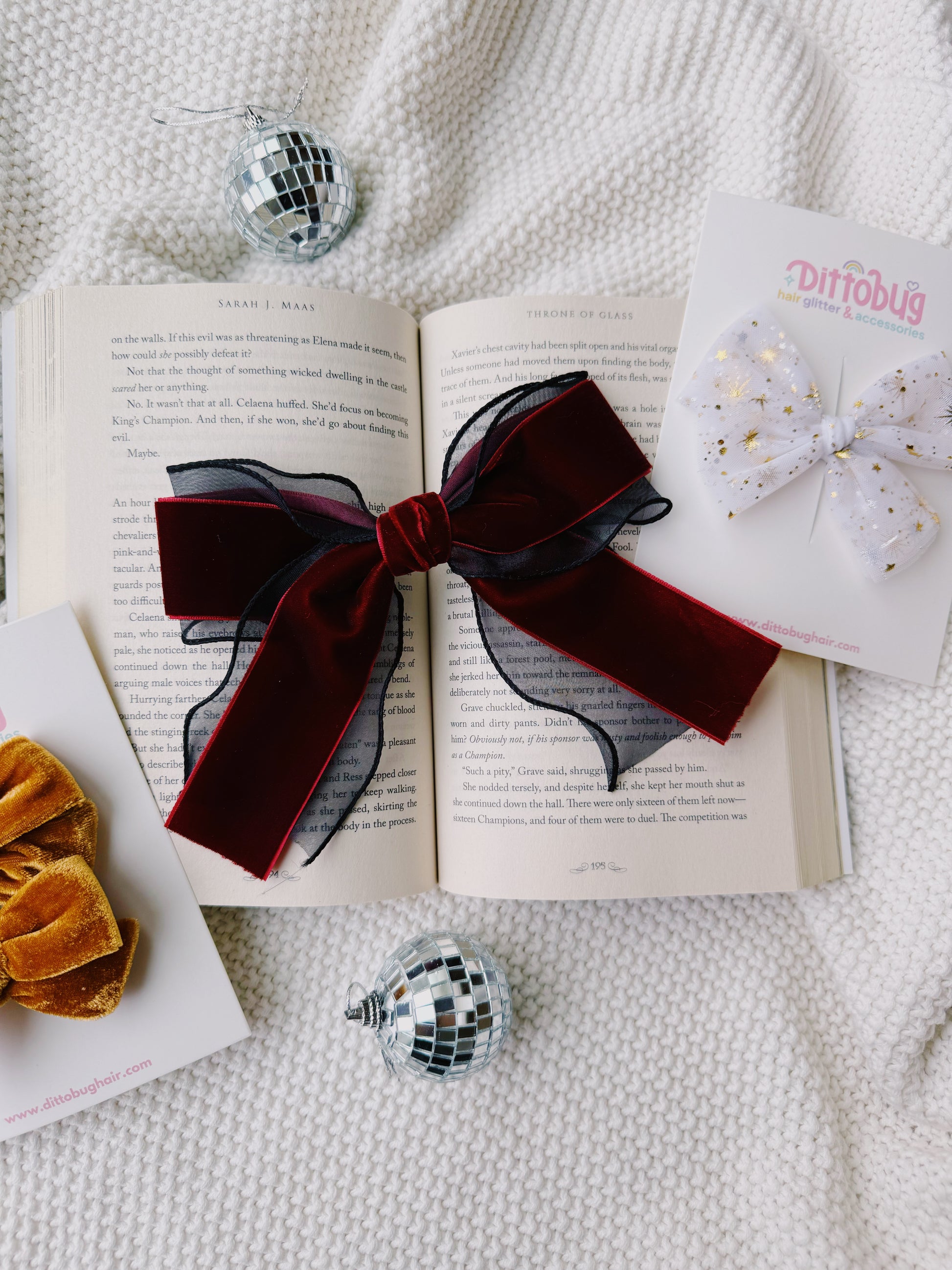 Maroon Layered Bow