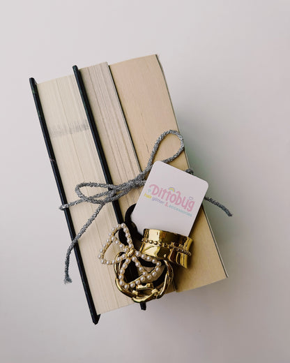 Gold Black Charmed Set