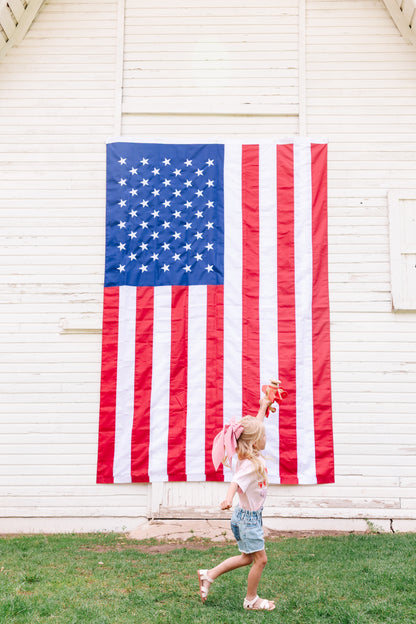Red Gingham Oversized Bow