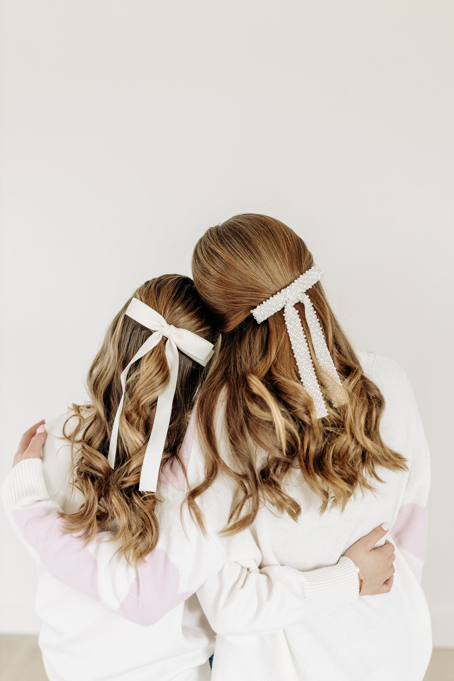 Ivory Satin Bow