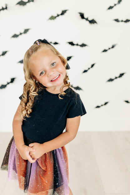 Black Lace Longtail Bow