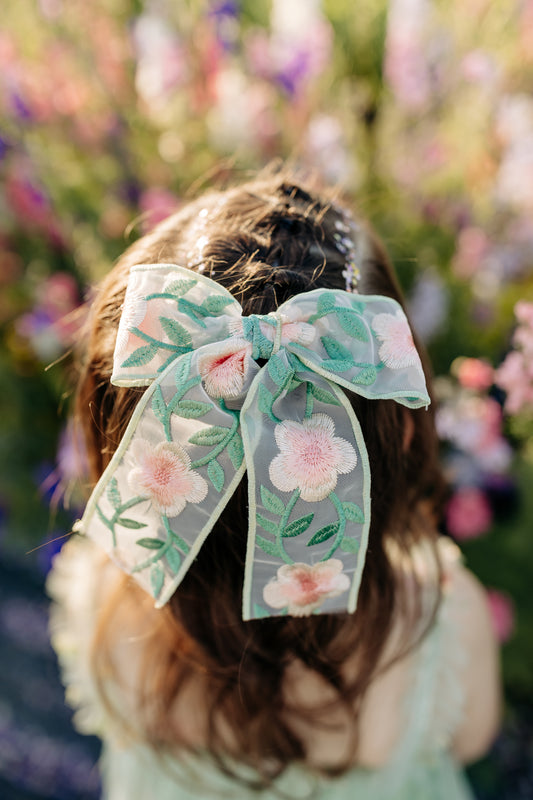 Floral Hair Bow
